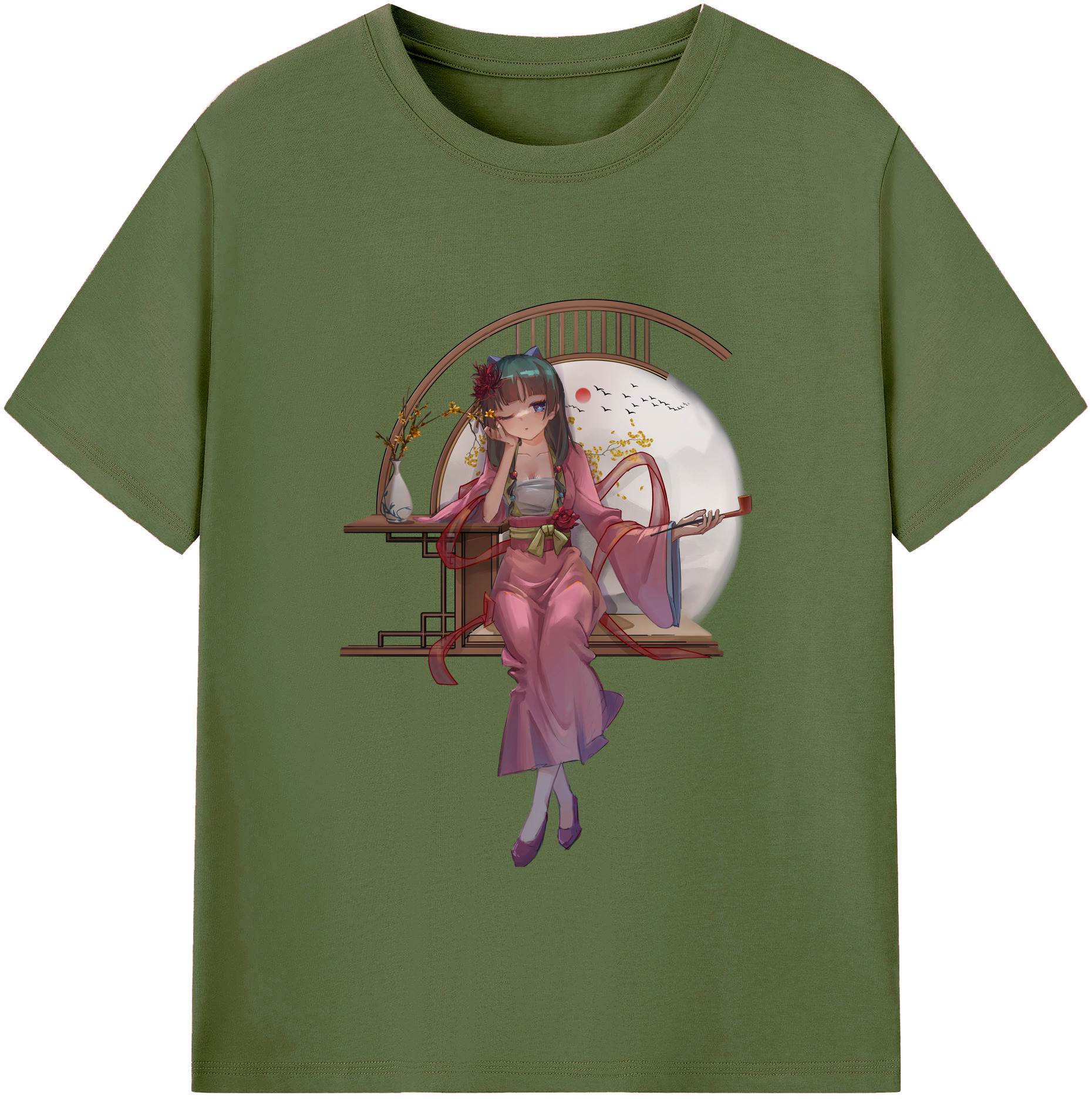 （画像用） 薬屋のひとりごと The Apothecary Diaries 綿100％半袖Tシャツ（フロントプリント）